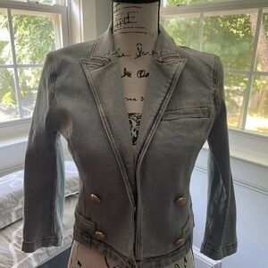 Generation Love cropped Jean blazer